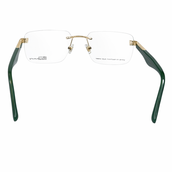 Insist luxury Eyewear Rectangle Shaped Acetate Men and Women Rimless Frame