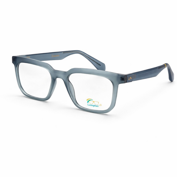 LENSPLUS Multicolor frame for Men and Women 1190 Dusty Blue Gray Large