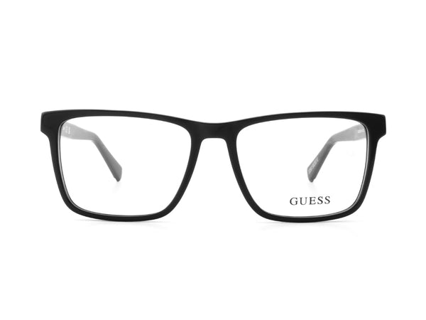 GUESS Men Rectangular Acetate FullRim Frame GU50284 001 53 FR