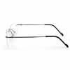 RECTANGLE RIMLESS EYEGLASS FRAME FOR MEN AND WOMEN