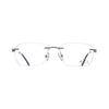 10003 Xite Eyewear's Rectangular Rimless Shaped Metal Men's Frame