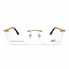 Insist luxury Eyewear Rectangle Shaped Metal Men and Women Rimless Frame IL90315