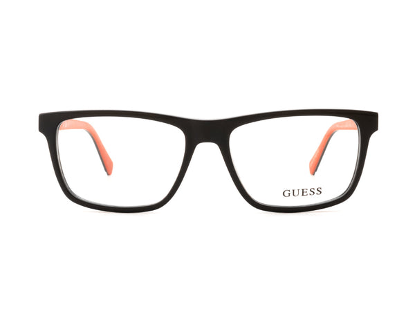 GUESS Men Rectangular Acetate FullRim Frame GU50281 001 54 FR
