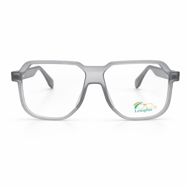 LENSPLUS Multicolor frame for Men and Women 1184 Gray