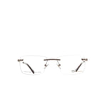 Insist luxury Eyewear Rectangle ShapedMetal Men and Women Rimless Frame