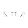 10003 Xite Eyewear's Rectangular Rimless Shaped Metal Men's Frame