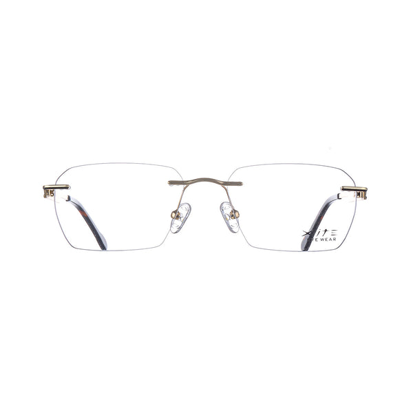 10003 Xite Eyewear's Rectangular Rimless Shaped Metal Men's Frame