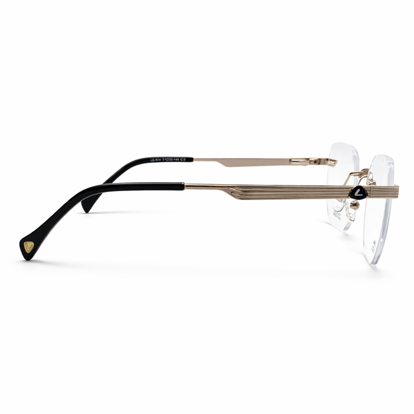 LEXUS METALLIC EYEWAER Rimless FRAME LE804 Black