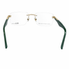 Insist luxury Eyewear Rectangle Shaped Acetate Men and Women Rimless Frame