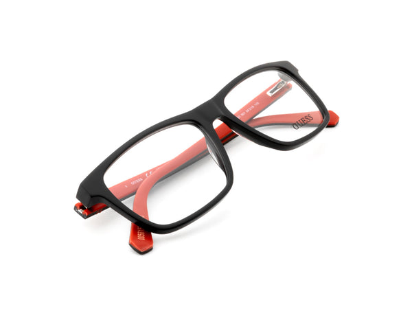 GUESS Men Rectangular Acetate FullRim Frame GU50281 001 54 FR
