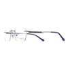 10003 Xite Eyewear's Rectangular Rimless Shaped Metal Men's Frame