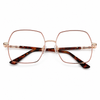 Stylish Square Golden Women Eyeglass