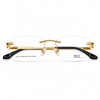 Insist luxury Eyewear Rectangle Shaped Metal Men and Women Rimless Frame IL90315
