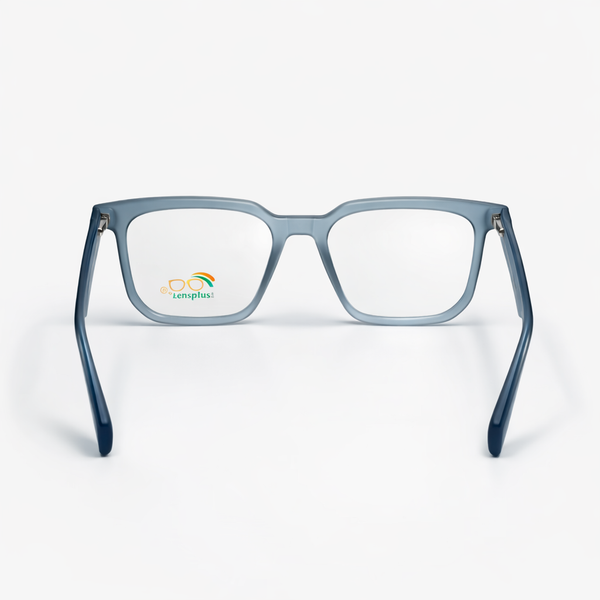 LENSPLUS Multicolor frame for Men and Women 1190 Dusty Blue Gray Large