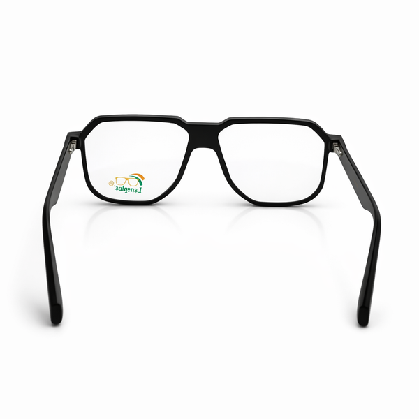 LENSPLUS Multicolor frame for Men and Women 1184 Black