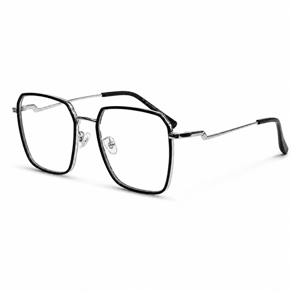 LENSPLUS SQUARE METAL EYEGLASS FOR WOMEN
