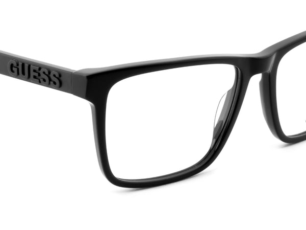 GUESS Men Rectangular Acetate FullRim Frame GU50284 001 53 FR
