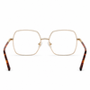 Stylish Square Golden Women Eyeglass