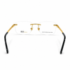 Insist luxury Eyewear Rectangle Shaped Metal Men and Women Rimless Frame IL90315